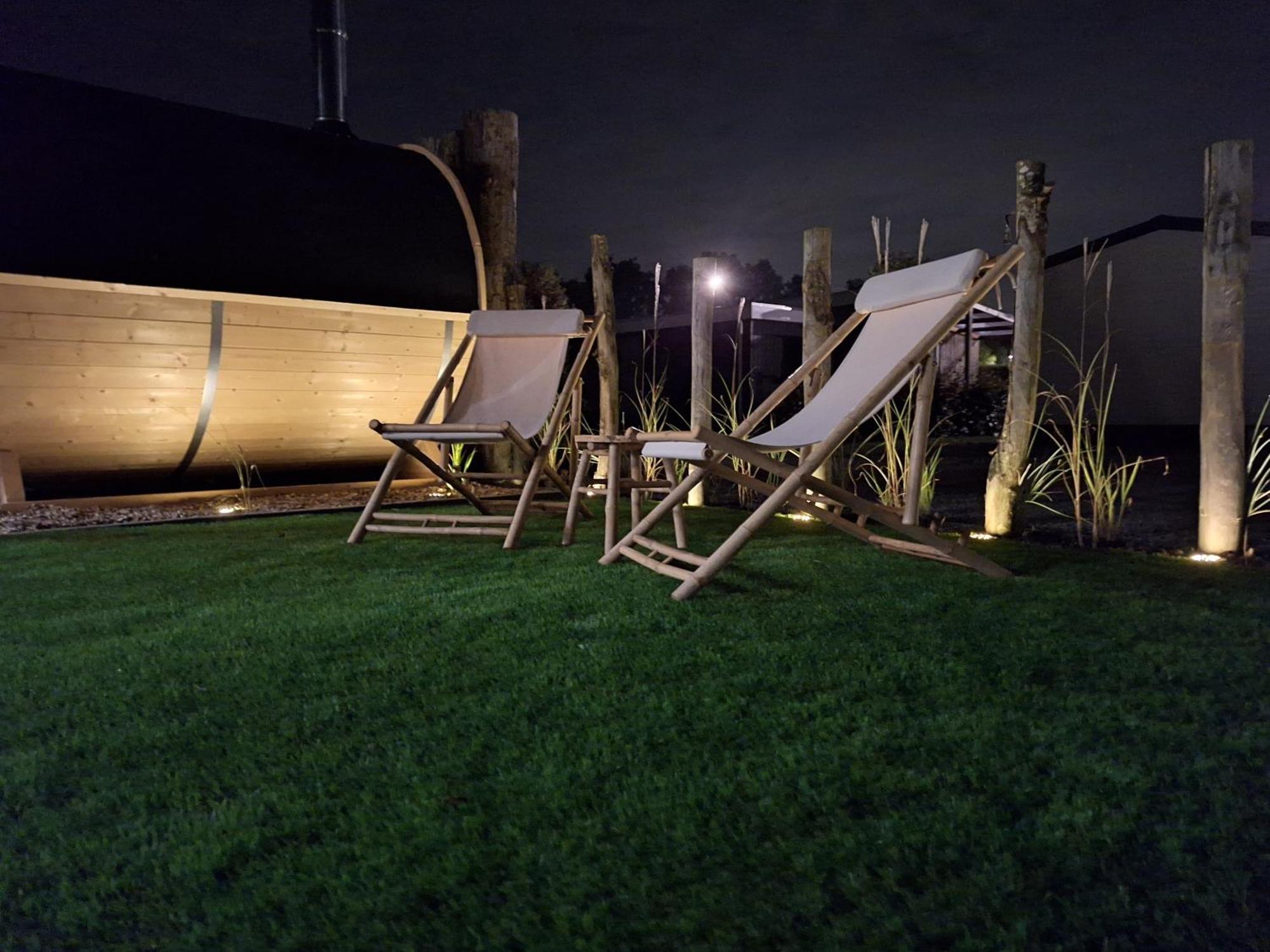 'Relax Lodge Sea' - Wellness Lodge In Zeeland - Private Sauna - Airco - Garden - Outdoor Swimming Pool - Free Wifi, Towels & Bed Linen Heinkenszand Екстер'єр фото