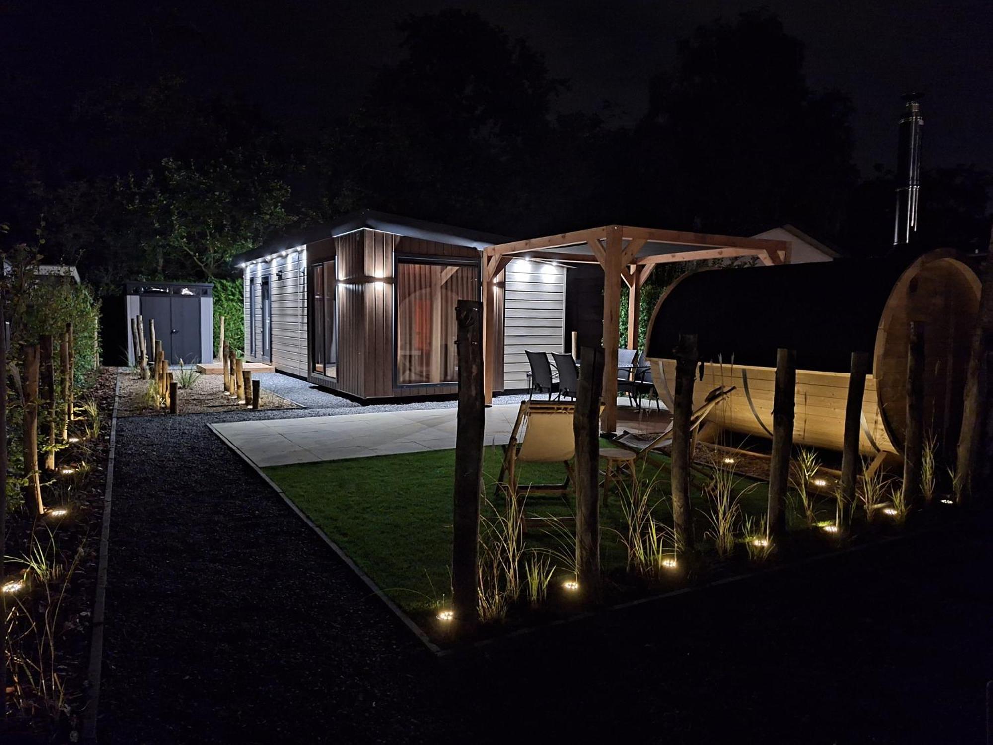 'Relax Lodge Sea' - Wellness Lodge In Zeeland - Private Sauna - Airco - Garden - Outdoor Swimming Pool - Free Wifi, Towels & Bed Linen Heinkenszand Екстер'єр фото