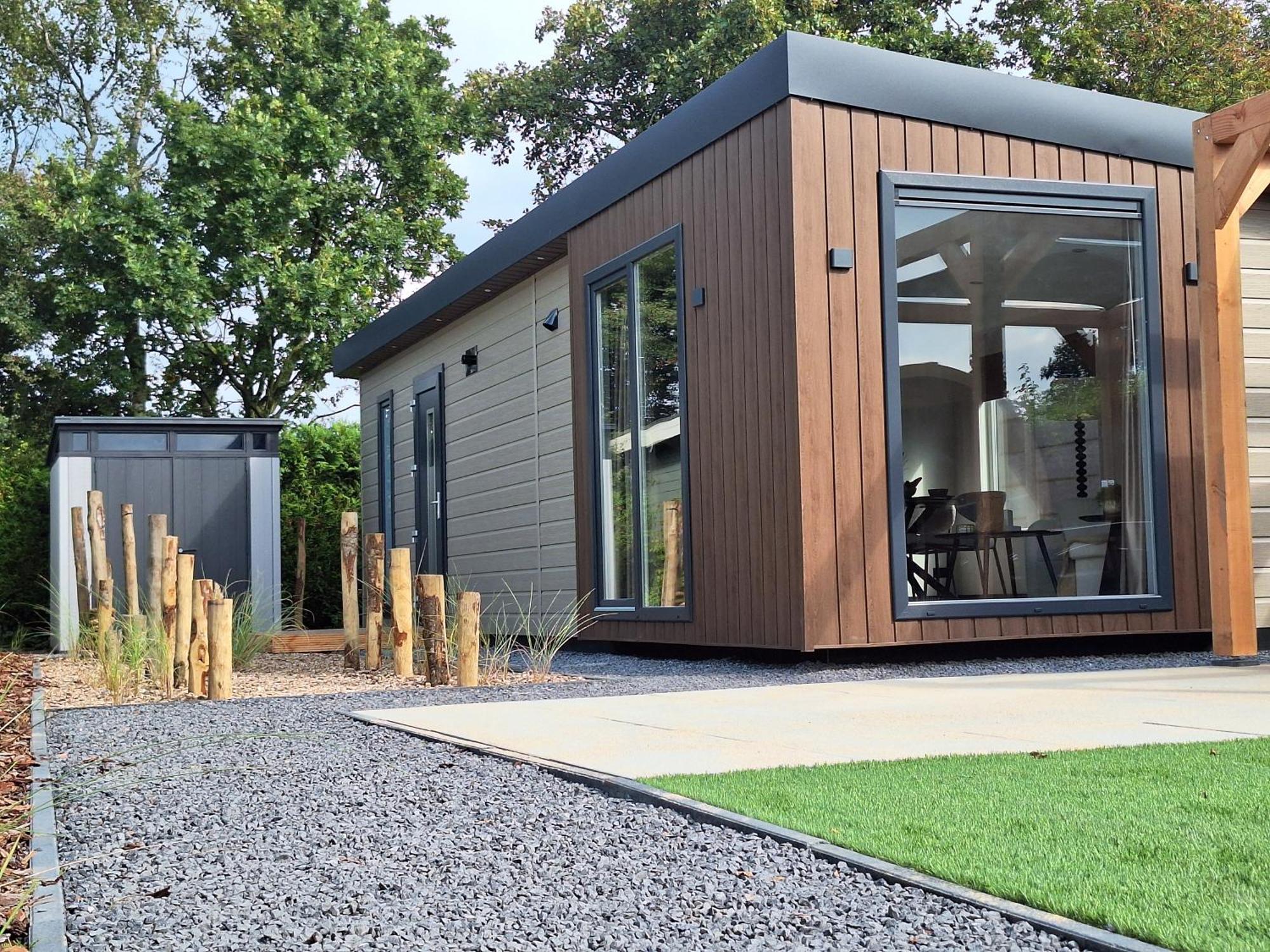 'Relax Lodge Sea' - Wellness Lodge In Zeeland - Private Sauna - Airco - Garden - Outdoor Swimming Pool - Free Wifi, Towels & Bed Linen Heinkenszand Екстер'єр фото