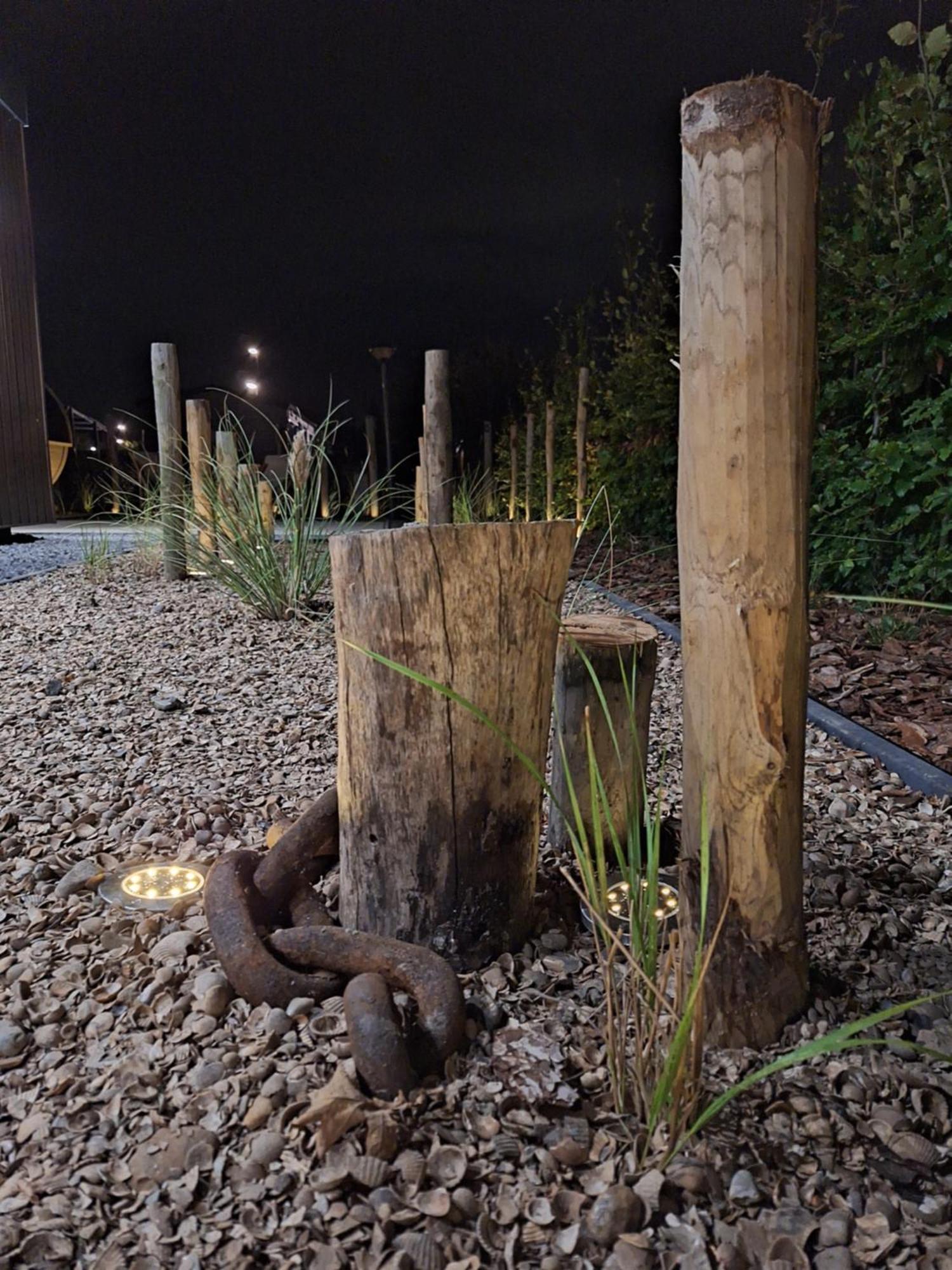 'Relax Lodge Sea' - Wellness Lodge In Zeeland - Private Sauna - Airco - Garden - Outdoor Swimming Pool - Free Wifi, Towels & Bed Linen Heinkenszand Екстер'єр фото
